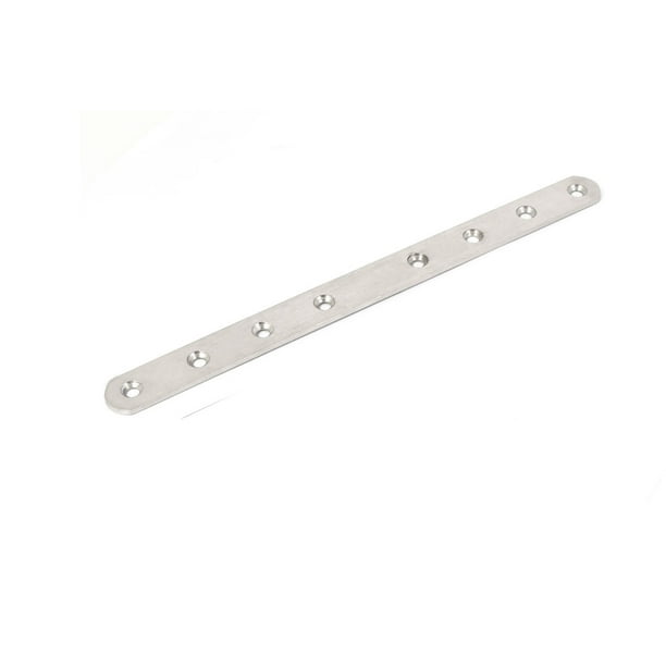 Stainless Steel 205MM X 45MM X 3MM Heavy Duty Flat Corner Brace for Wood Metal Straight Fixing Joining Shelf Support Corner for Shelves 6 PCS Sliver Mending Bracket Plate Furniture and Cabinet Stainless Steel 205MM X 45MM X 3MM Heavy Duty Flat Corner Brace for Wood Metal Straight Fixing Joining Shelf Support Corner for Shelves 6 PCS Sliver Mending Bracket Plate Furniture and Cabinet